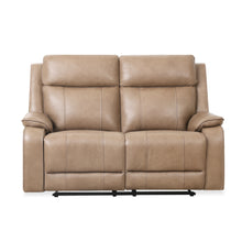 KRESCENDE - Causeuse inclinable électrique en cuir – Causeuse, Taupe ou gris | Meubles KREOR Gatineau