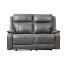 KRESCENDE - Causeuse inclinable électrique en cuir – Causeuse, Gris ou taupe | Meubles KREOR Gatineau
