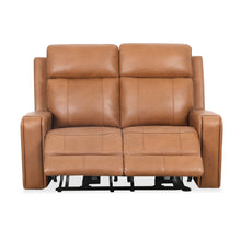 KREPUSCULE - Causeuse inclinable électrique en cuir – Causeuse, Cognac ou bleu | Meubles KREOR Gatineau