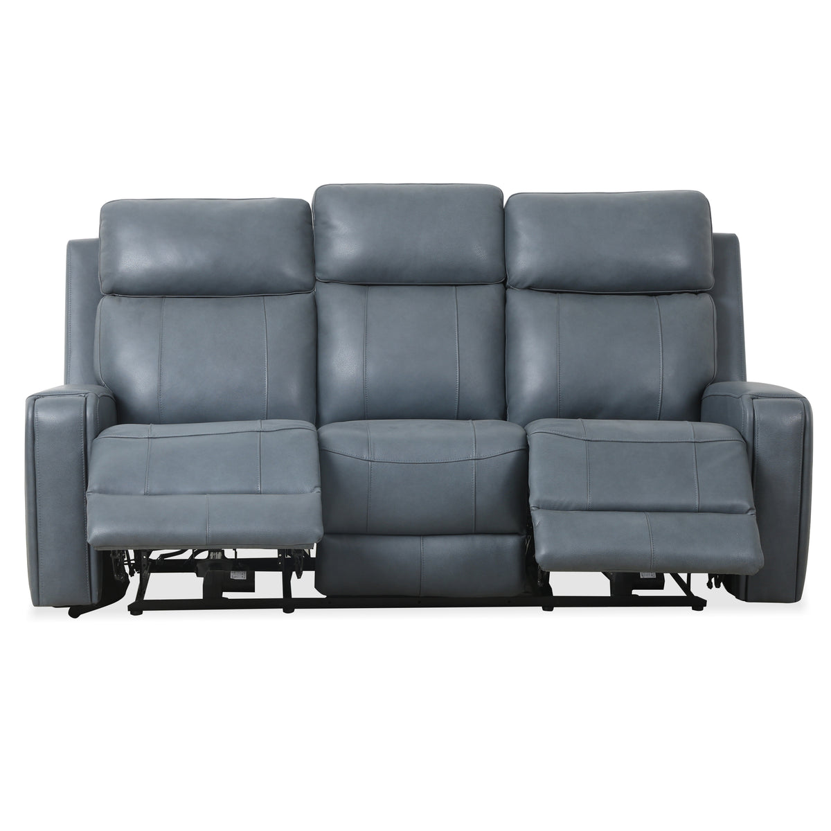 KREPUSCULE - Sofa inclinable électrique en cuir – Sofa, Bleu ou cognac | Meubles KREOR Gatineau