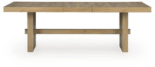 NEW YORK - Table de salle à manger en bois franc massif extensible brun clair – Table, Beige | Meubles KREOR Gatineau