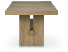 NEW YORK - Table de salle à manger en bois franc massif extensible brun clair – Table, Beige | Meubles KREOR Gatineau