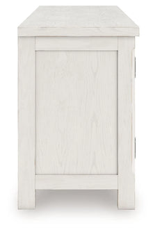 ROBIN - Meuble télé blanc de 71 pouces – Meuble télé | Meubles KREOR Gatineau