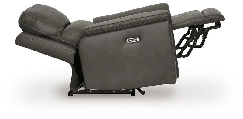 ARGENTINO - Fauteuil en cuir inclinable électrique – Fauteuil, Gris ou brun | Meubles KREOR Gatineau