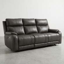 KRESCENDE - Sofa inclinable électrique en cuir – Sofa, Gris ou taupe | Meubles KREOR Gatineau