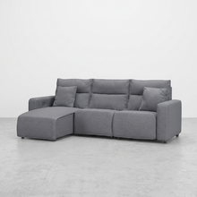MAVERICK — Sectionnel modulaire cinéma maison avec 2 places inclinables - 3 morceaux – Modulaire, Gris ou greige | Meubles KREOR Gatineau