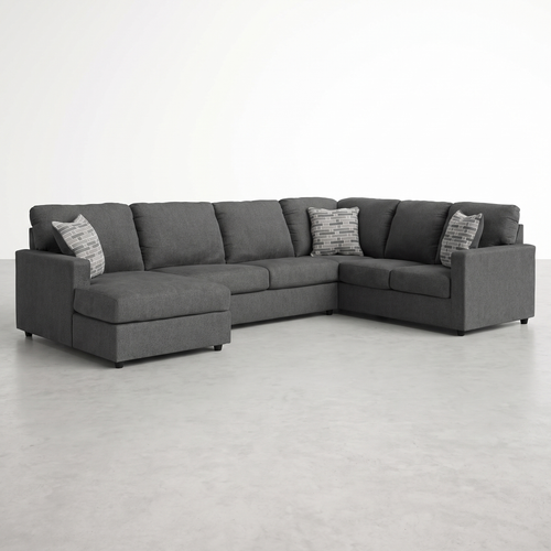 EDEN - Sectionnel avec chaise longue en tissus