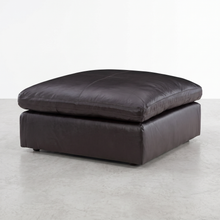 NASHVILLE - Ottoman nuage en cuir – Ottoman, Caramel ou noir | Meubles KREOR Gatineau