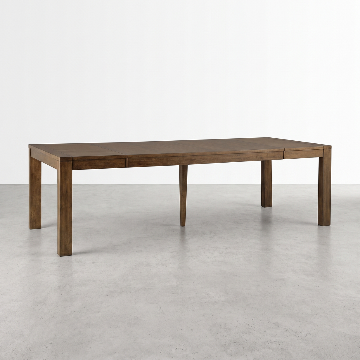 OHIO - Table de salle à manger en bois franc massif extensible brun – Table, Brun | Meubles KREOR Gatineau