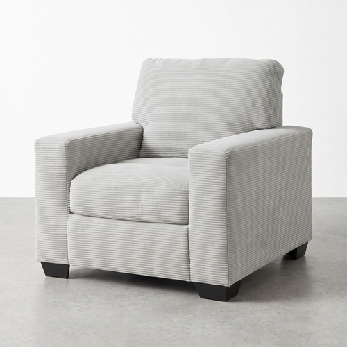 ALABAMA - Fauteuil en tissus côtelé