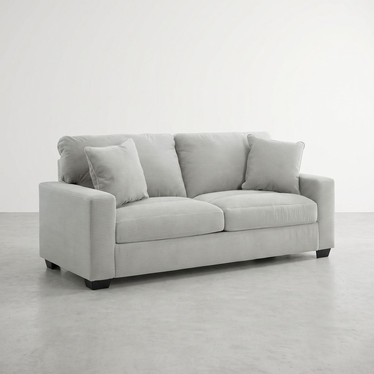 ALABAMA - Sofa en tissus côtelé – Sofa, Gris ou ivoire | Meubles KREOR Gatineau