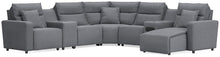 MAVERICK — Sectionnel modulaire cinéma maison avec 3 places inclinables - 7 morceaux – Modulaire, Gris ou greige | Meubles KREOR Gatineau