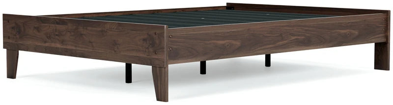 SAM - Base de lit noyer – Lit, Brun | Meubles KREOR Gatineau