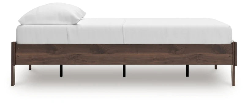 SAM - Base de lit noyer – Lit, Brun | Meubles KREOR Gatineau