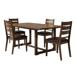 KROV - Solid Brown Wooden Table