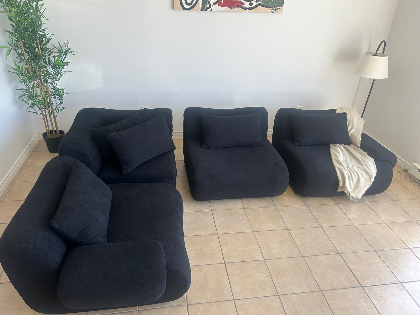 Memory Foam Modular Sectional