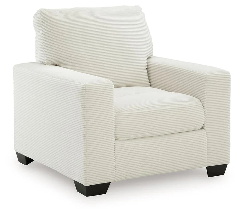 ALABAMA - Fauteuil en tissus côtelé – Fauteuil, Gris ou ivoire | Meubles KREOR Gatineau