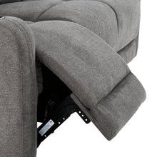 KREAS DUO - Ensemble de 2 Causeuses Inclinables Électriques en Tissus Gris – Causeuse, Gris | Meubles KREOR Gatineau