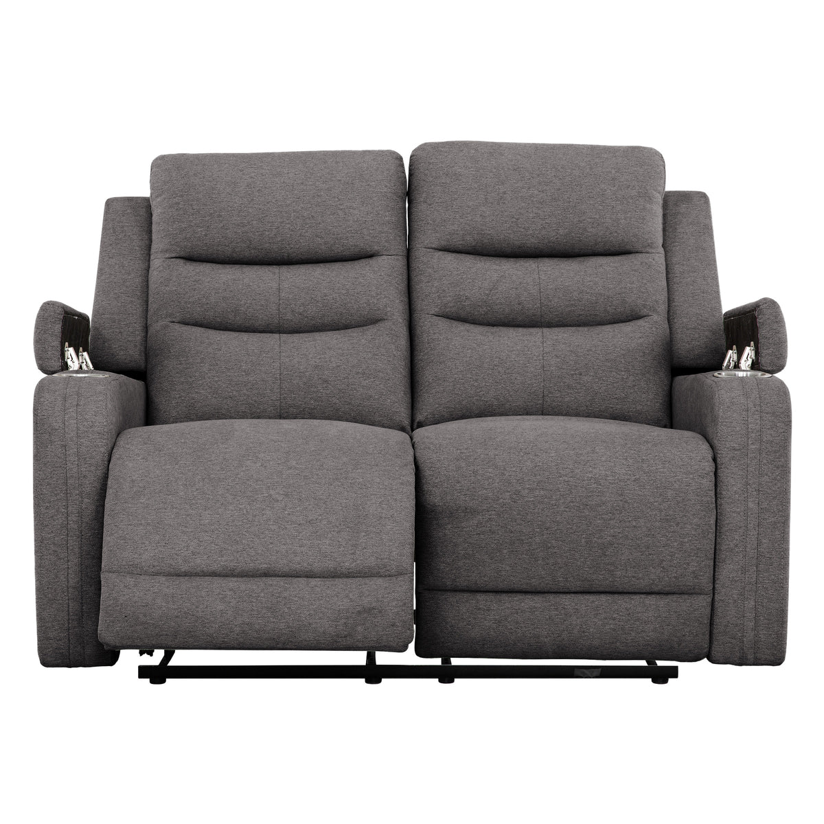 KREAS - Causeuse Inclinable Électrique en Tissus Gris – Causeuse, Gris | Meubles KREOR Gatineau