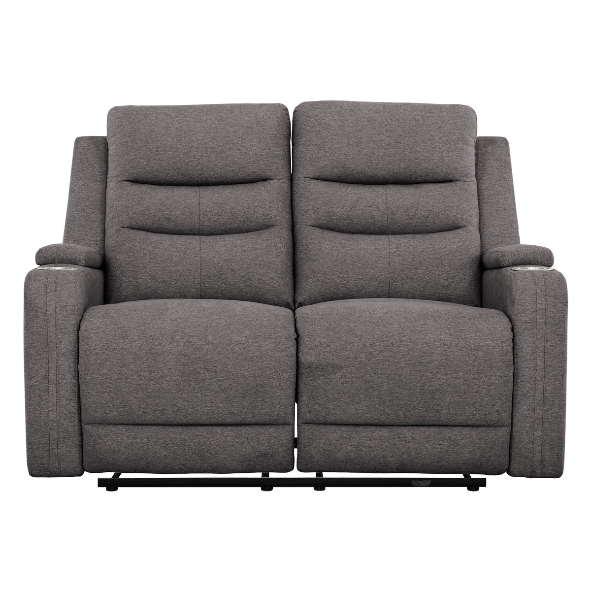 KREAS - Causeuse Inclinable Électrique en Tissus Gris – Causeuse, Gris | Meubles KREOR Gatineau