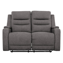 KREAS - Causeuse Inclinable Électrique en Tissus Gris – Causeuse, Gris | Meubles KREOR Gatineau