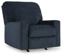 KRELIA - Fauteuil en tissus berçant inclinable – Fauteuil, Greige, orange ou bleu marin | Meubles KREOR Gatineau