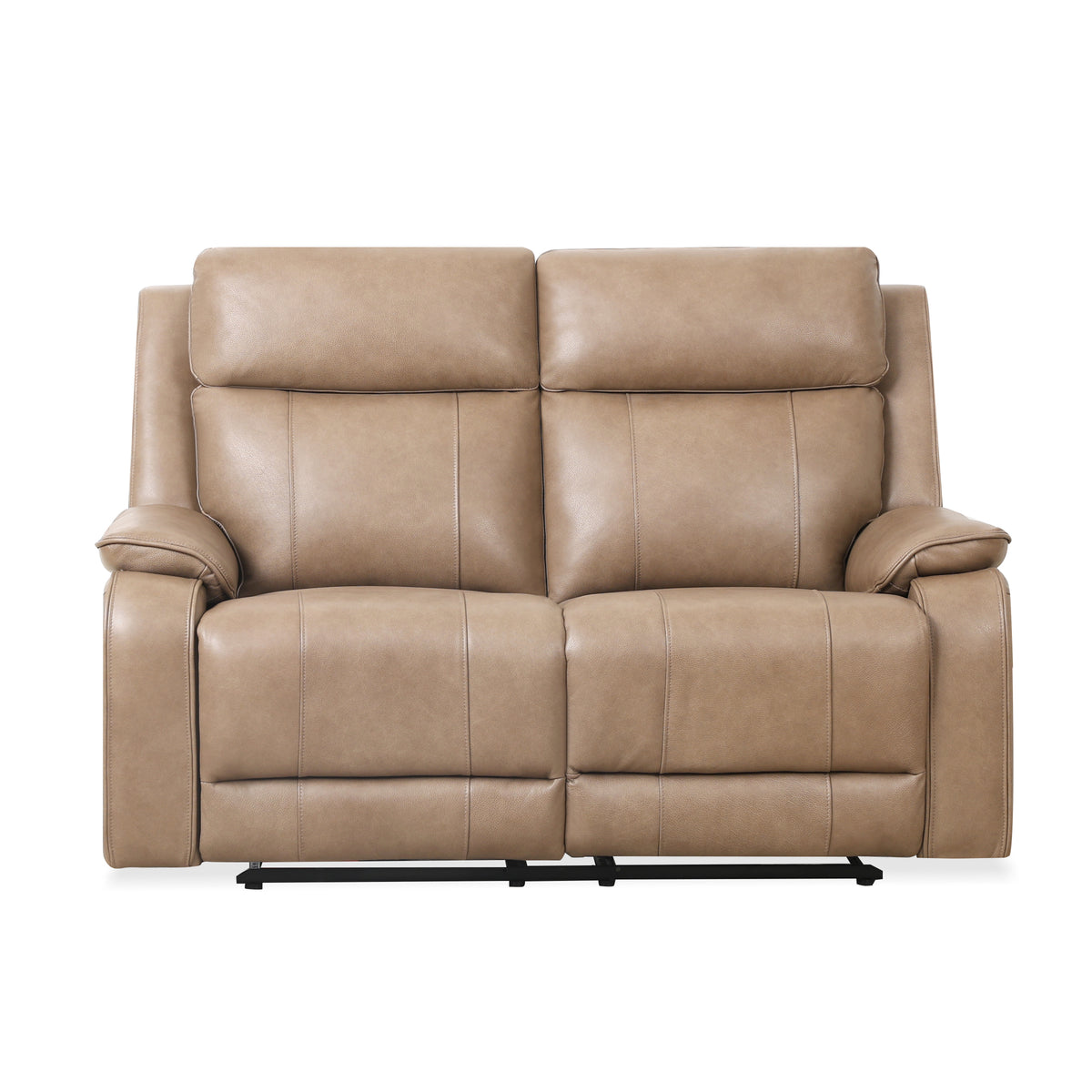 KRESCENDE - Causeuse inclinable électrique en cuir – Causeuse, Taupe ou gris | Meubles KREOR Gatineau