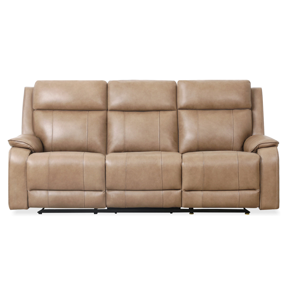 KRESCENDE - Sofa inclinable électrique en cuir – Sofa, Taupe ou gris | Meubles KREOR Gatineau