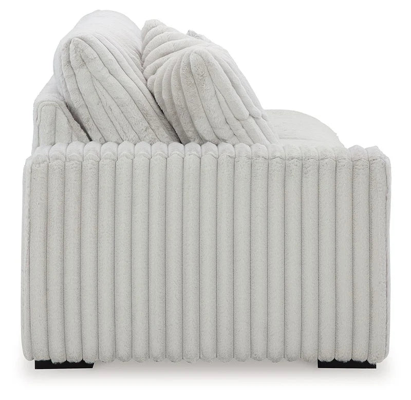 CLARA - Divan sectionnel nuage gris pâle - 5 places