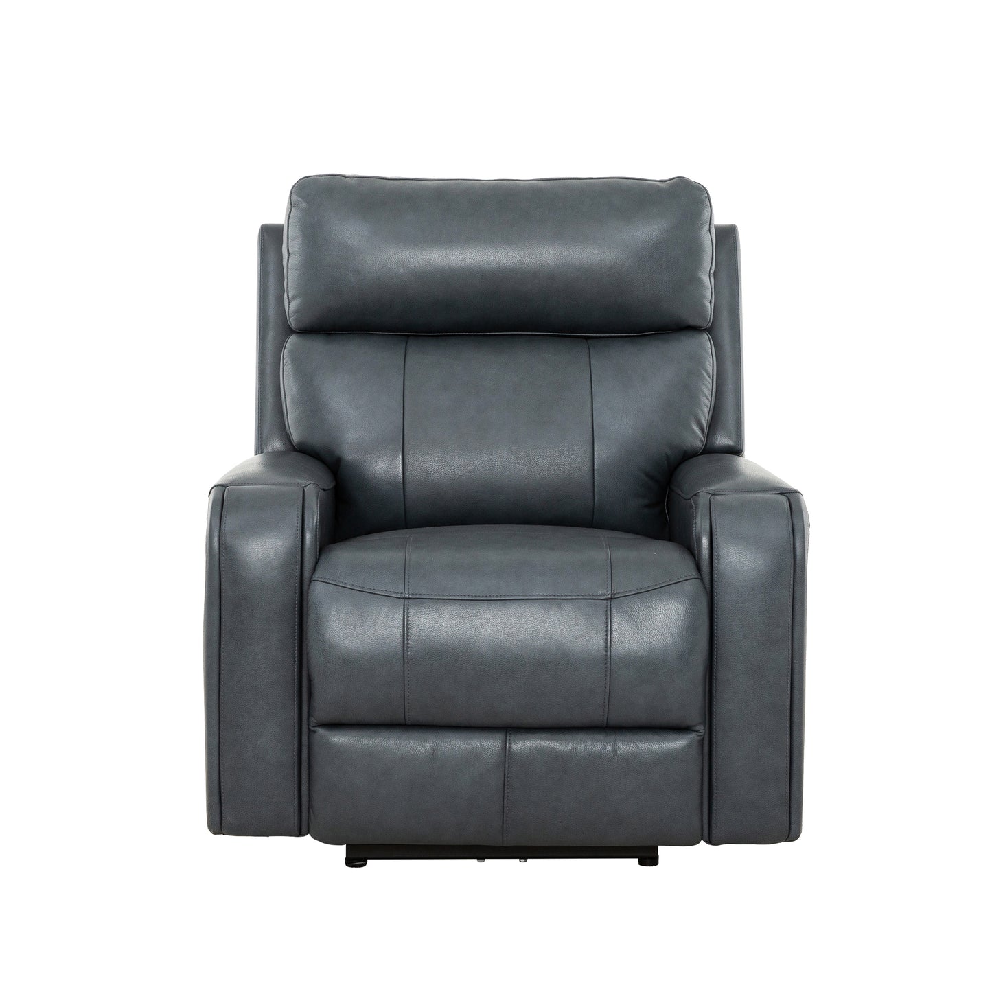 KREPUSCULI - Blue Leather Electric Recliner