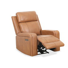 KREPUSCULE -  Fauteuil inclinable électrique en cuir – Fauteuil, Cognac ou bleu | Meubles KREOR Gatineau