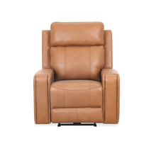 KREPUSCULE -  Fauteuil inclinable électrique en cuir – Fauteuil, Cognac ou bleu | Meubles KREOR Gatineau