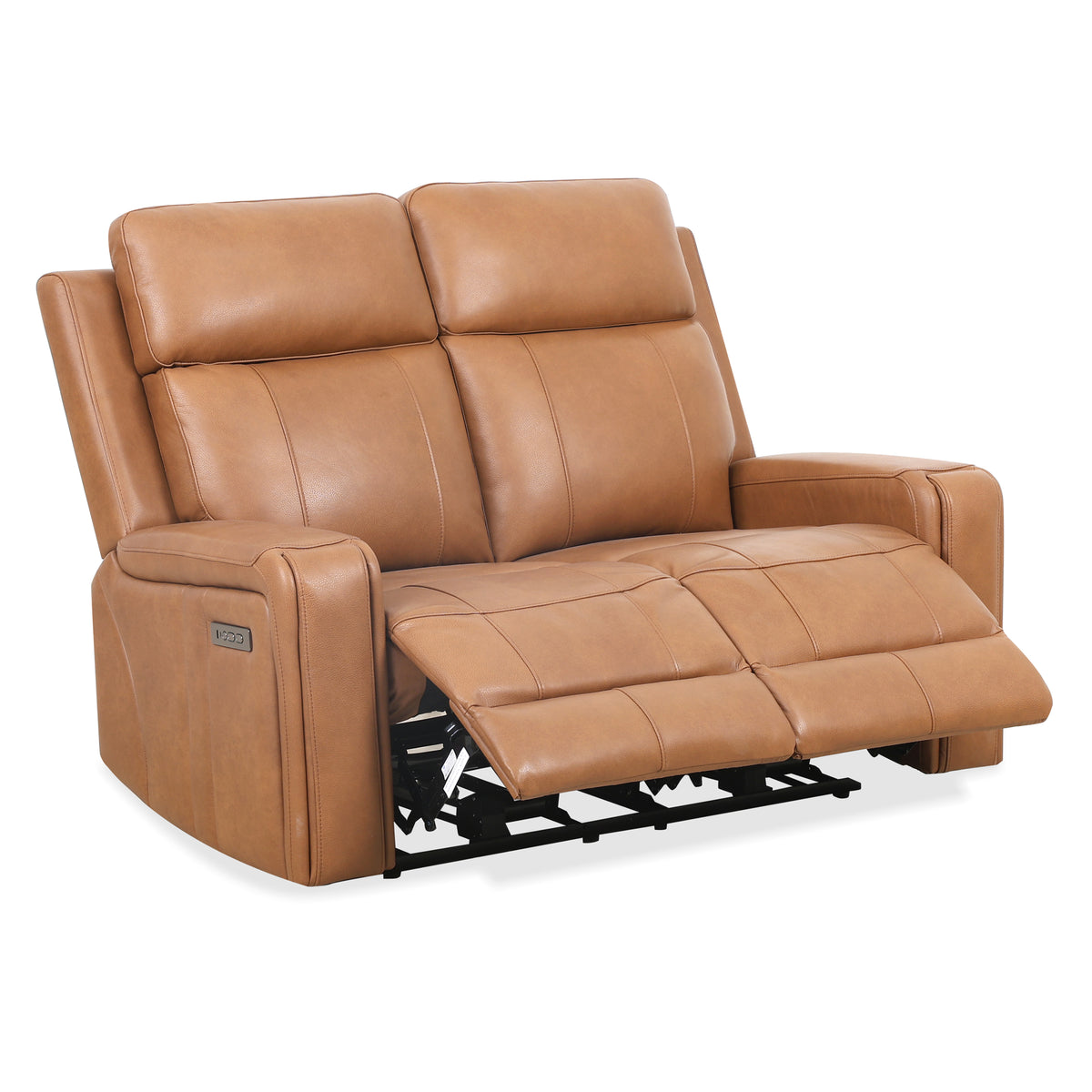 KREPUSCULE - Causeuse inclinable électrique en cuir – Causeuse, Cognac ou bleu | Meubles KREOR Gatineau