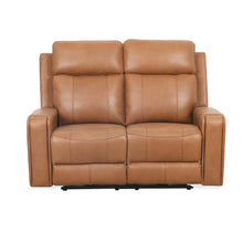 KREPUSCULE - Causeuse inclinable électrique en cuir – Causeuse, Cognac ou bleu | Meubles KREOR Gatineau