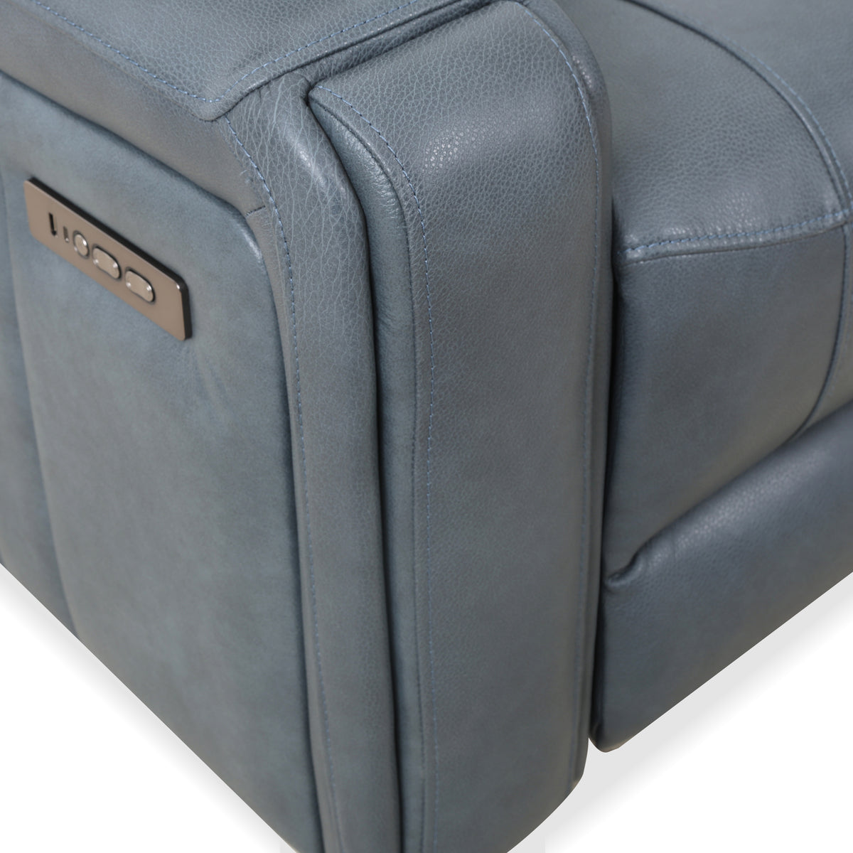 KREPUSCULE - Sofa inclinable électrique en cuir – Sofa, Bleu ou cognac | Meubles KREOR Gatineau