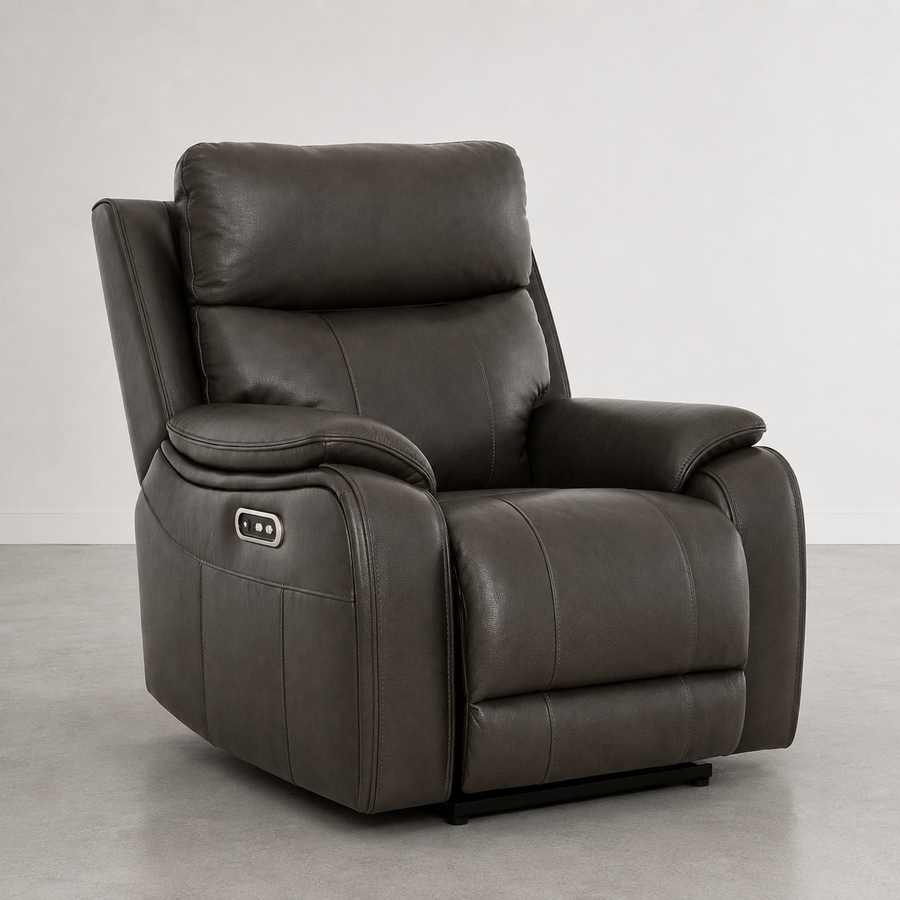 KRESCENDI - Fauteuil Inclinable Électrique en Cuir