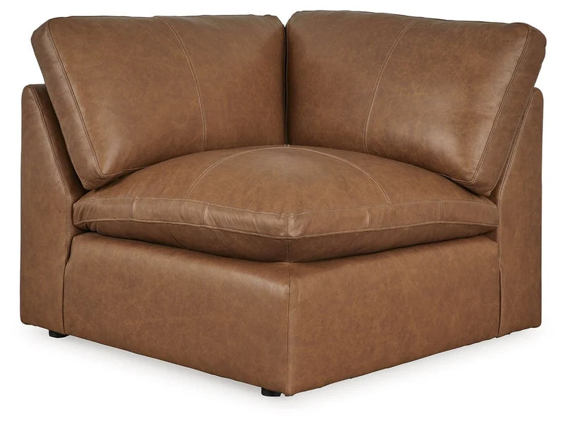NASHVILLE - Divan modulaire nuage en cuir - 5 morceaux