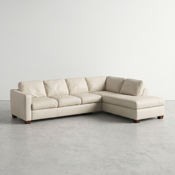 Natuzzi Editions Genuine Leather Sectional
