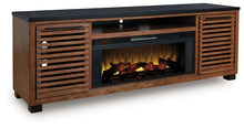 MAYA - Meuble télé de 83" avec option de foyer électrique encastrable – Meuble télé | Meubles KREOR Gatineau