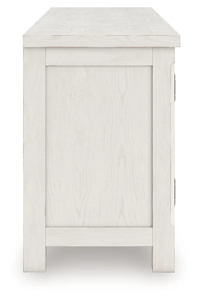 ROBIN - Meuble télé blanc de 71 pouces