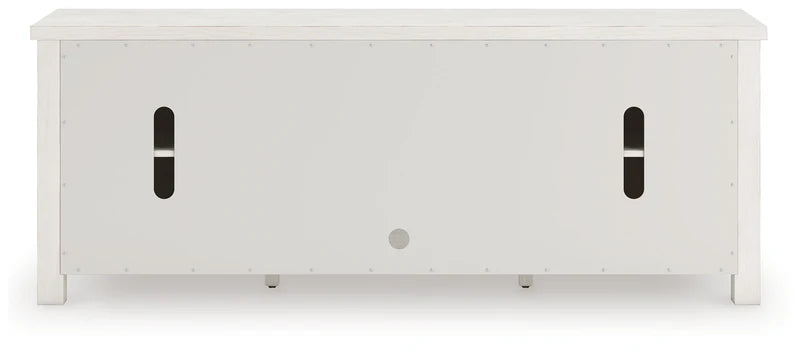 ROBIN - Meuble télé blanc de 71 pouces