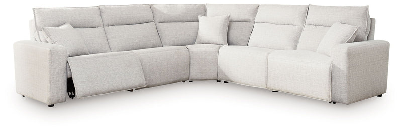 MAVERICK — Sectionnel modulaire cinéma maison avec 3 places inclinables - 5 morceaux