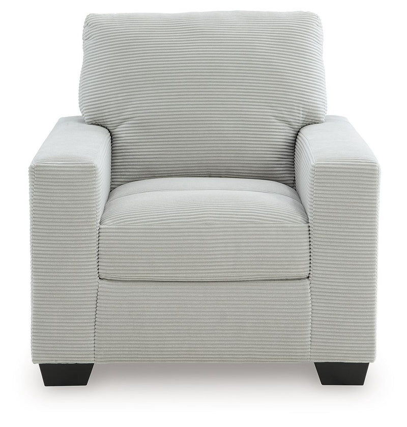 ALABAMA - Fauteuil en tissus côtelé – Fauteuil, Gris ou ivoire | Meubles KREOR Gatineau