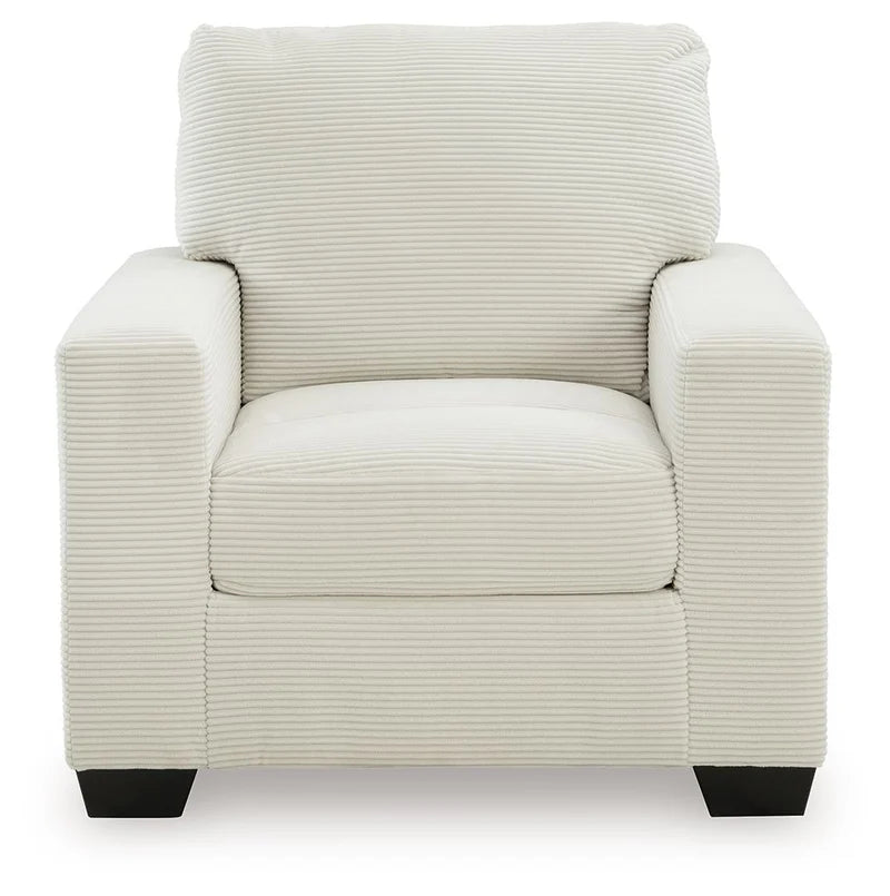 ALABAMA - Fauteuil en tissus côtelé – Fauteuil, Gris ou ivoire | Meubles KREOR Gatineau