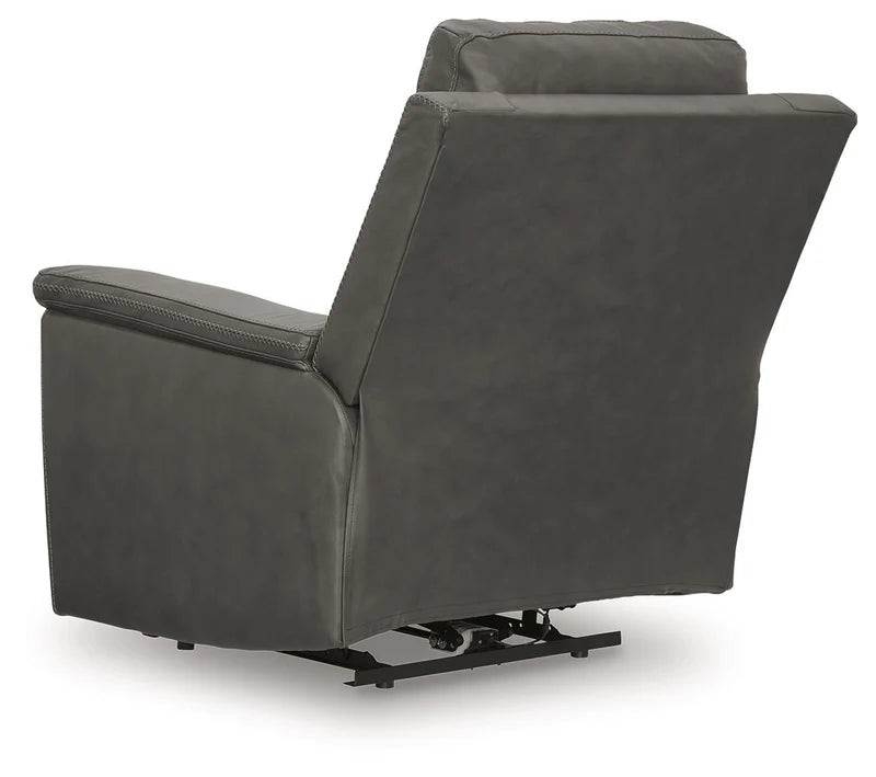 ARGENTINO - Fauteuil en cuir inclinable électrique – Fauteuil, Gris ou brun | Meubles KREOR Gatineau