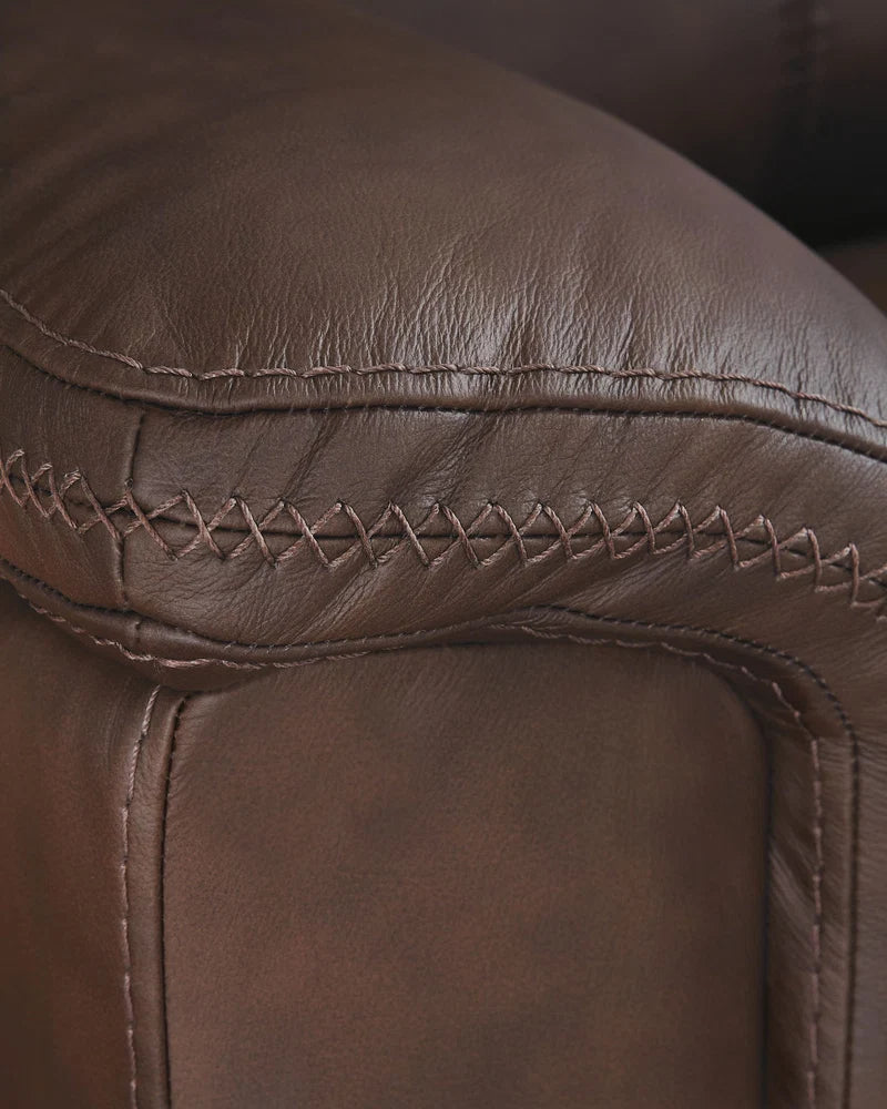ARGENTINO - Divan 3 places en cuir inclinable électrique – Sofa, Gris ou brun | Meubles KREOR Gatineau
