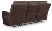 ARGENTINO - Divan 3 places en cuir inclinable électrique – Sofa, Gris ou brun | Meubles KREOR Gatineau