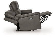 ARGENTINO - Divan 3 places en cuir inclinable électrique – Sofa, Gris ou brun | Meubles KREOR Gatineau