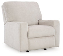 KRELIA - Fauteuil en tissus berçant inclinable – Fauteuil, Greige, orange ou bleu marin | Meubles KREOR Gatineau