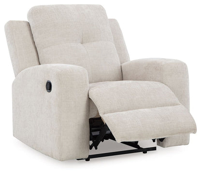 DAN - Fauteuil inclinable manuel en tissus